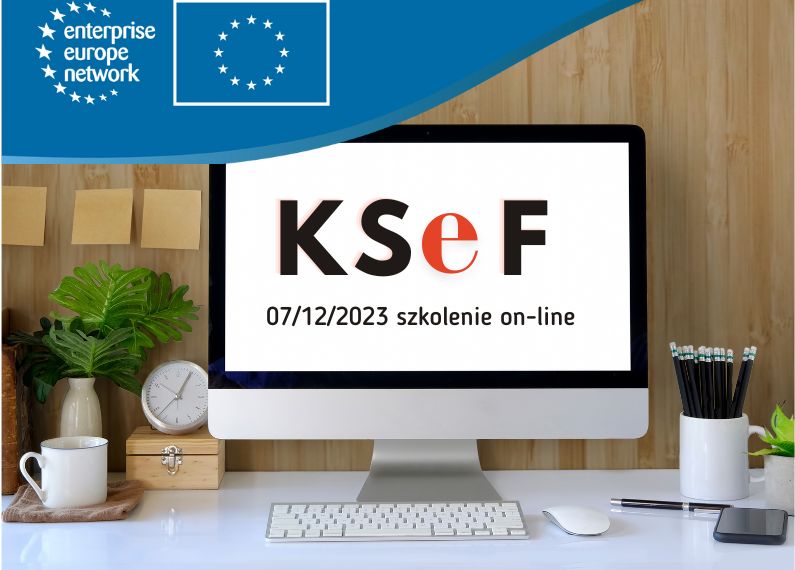 Bezpłatne szkolenie on-line pt.  „KSeF i e-faktura. Klucz do efektywności w biznesie międzynarodowym w 2023/2024”