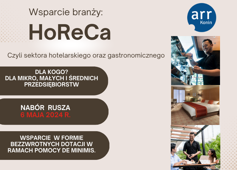 Wsparcie branży HoReCa